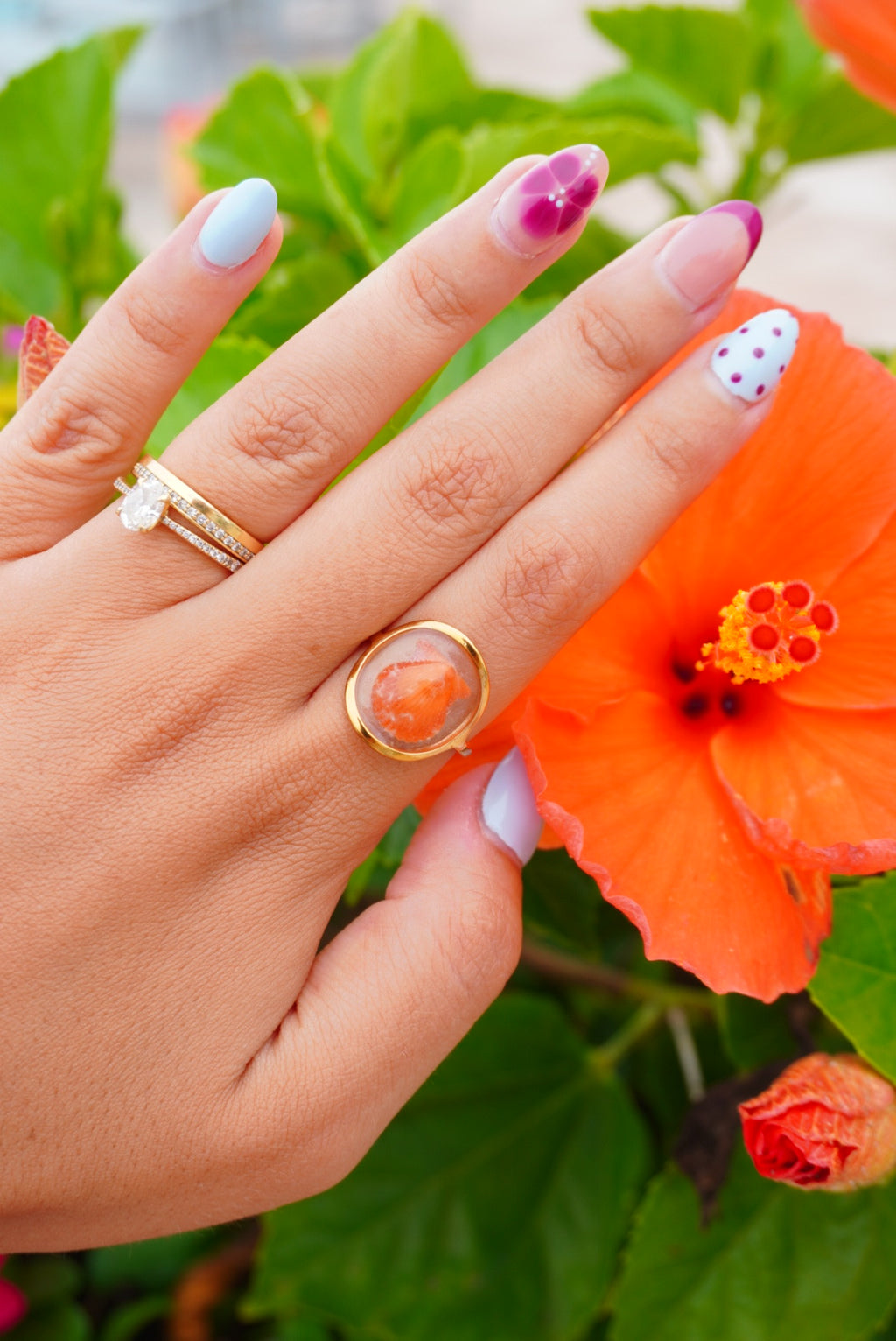 Mini Florida Shell Ring